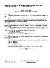 Kỳ thi chọn học sinh giỏi cấp trường (lớp 12 thpt) năm học 2006 - 2007 môn  sinh học